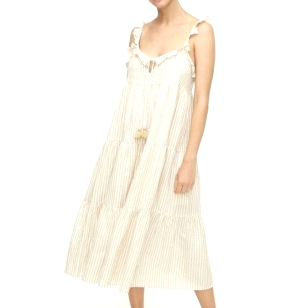 J Crew gauzy beach dress